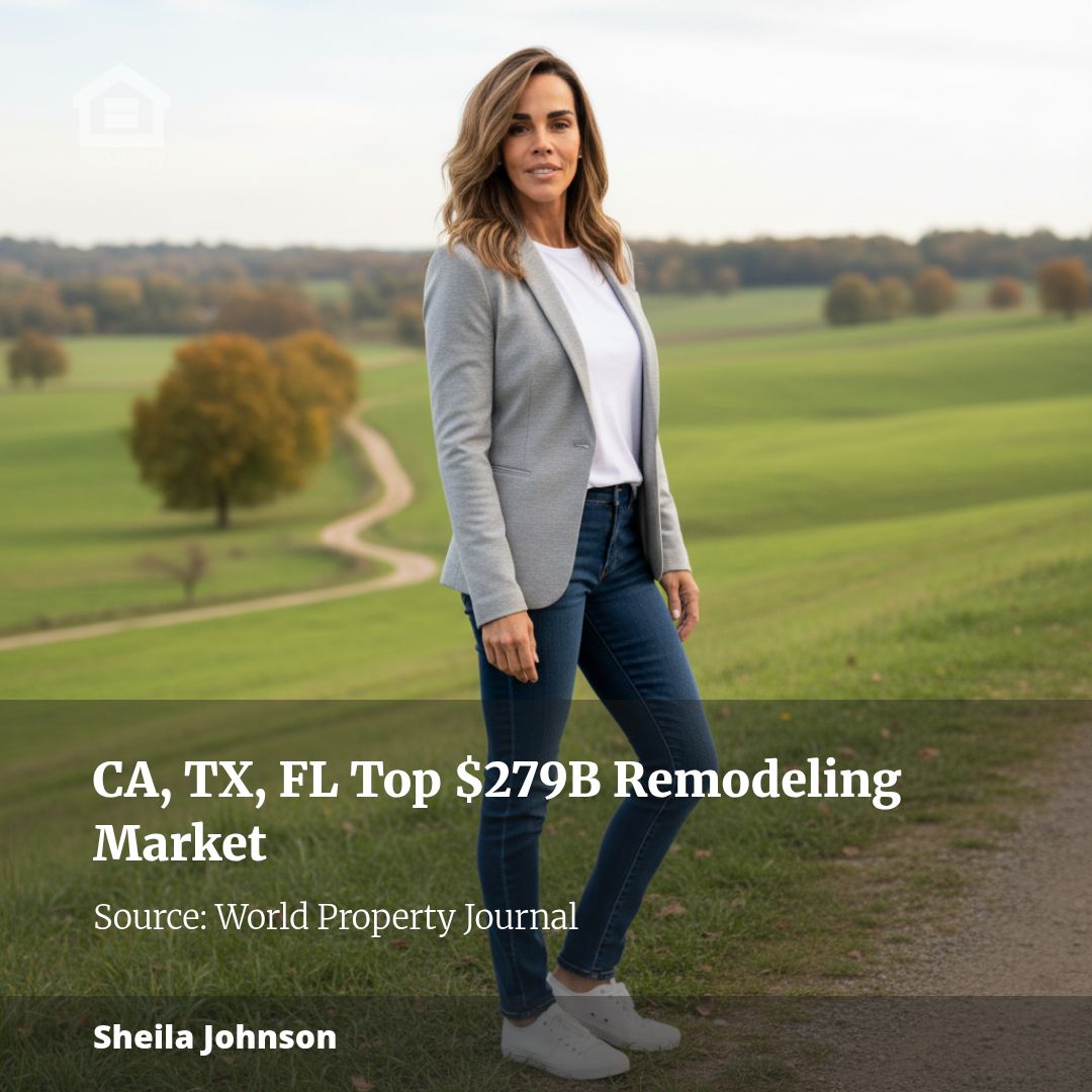 California, Texas and Florida Lead $279 Billion U.S. Remodeling Market in 2026